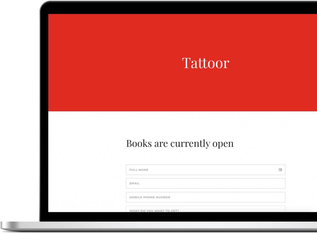 Tattoor Appointment Requests for Tattoo Artists